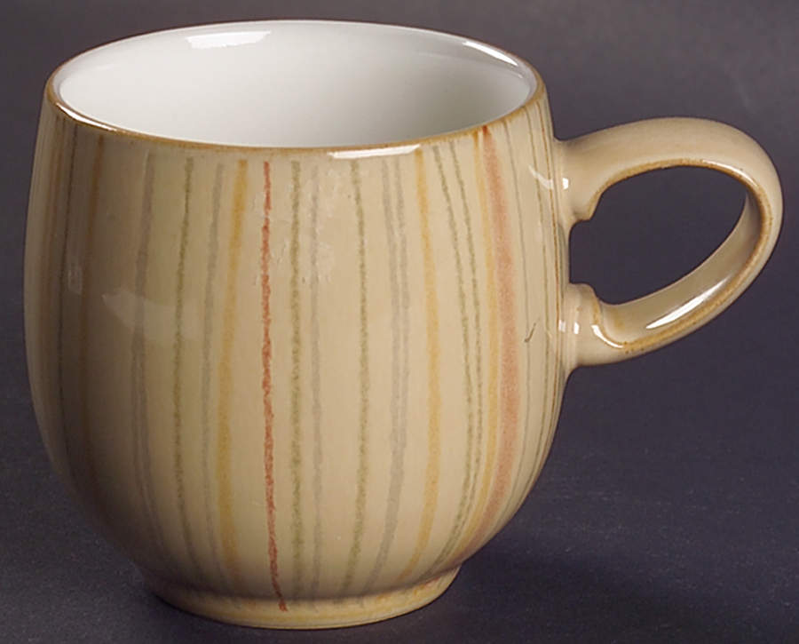 Caramel Stripes Small Curve Mug by Denby-Langley-1