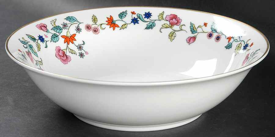 Tobacco Leaf 9" Round Vegetable Bowl by Design Guild-1
