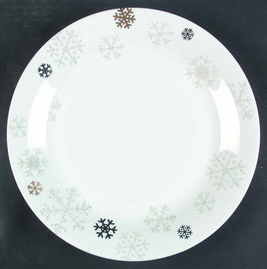 Snowflake Dinner Plate by Dansk-1