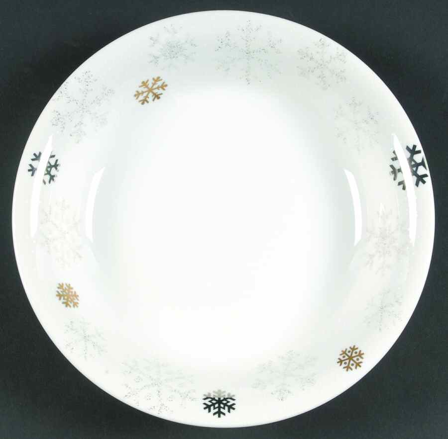 Snowflake Coupe Soup Bowl by Dansk-1