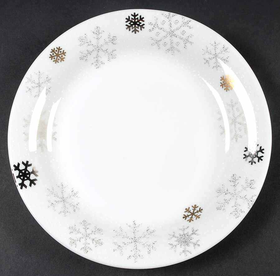 Snowflake Salad Plate by Dansk-1