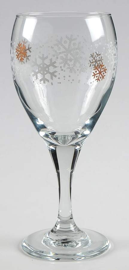 Snowflake 10 Oz Glassware Goblet by Dansk-1