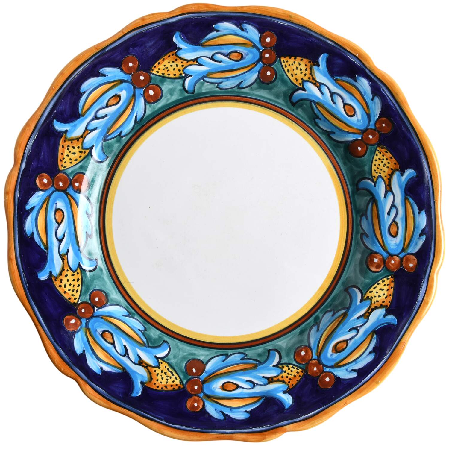 Eugenio Dinner Plate by Deruta (Italy)-1