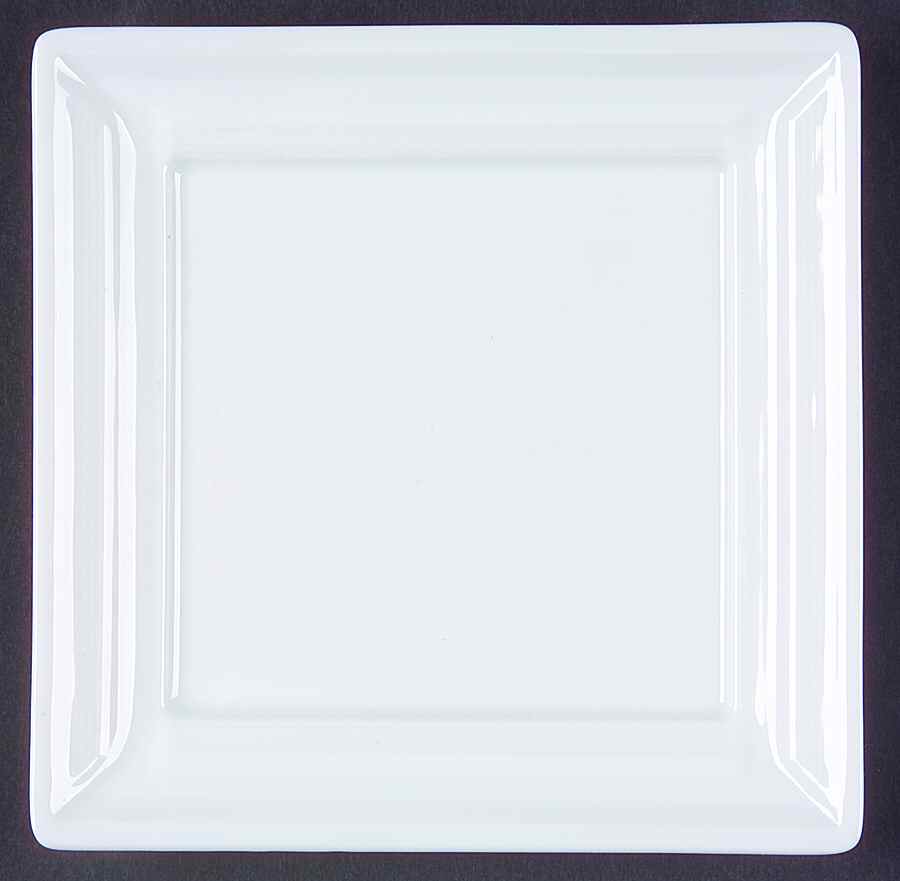 Celtika White Square Bread & Butter Plate by Philippe Deshoulieres-1