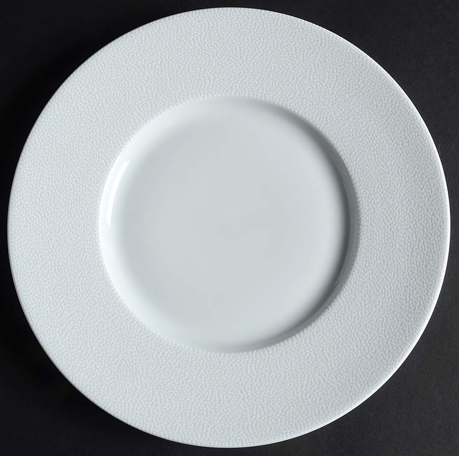 Seychelles White Salad/Dessert Plate by Philippe Deshoulieres-1