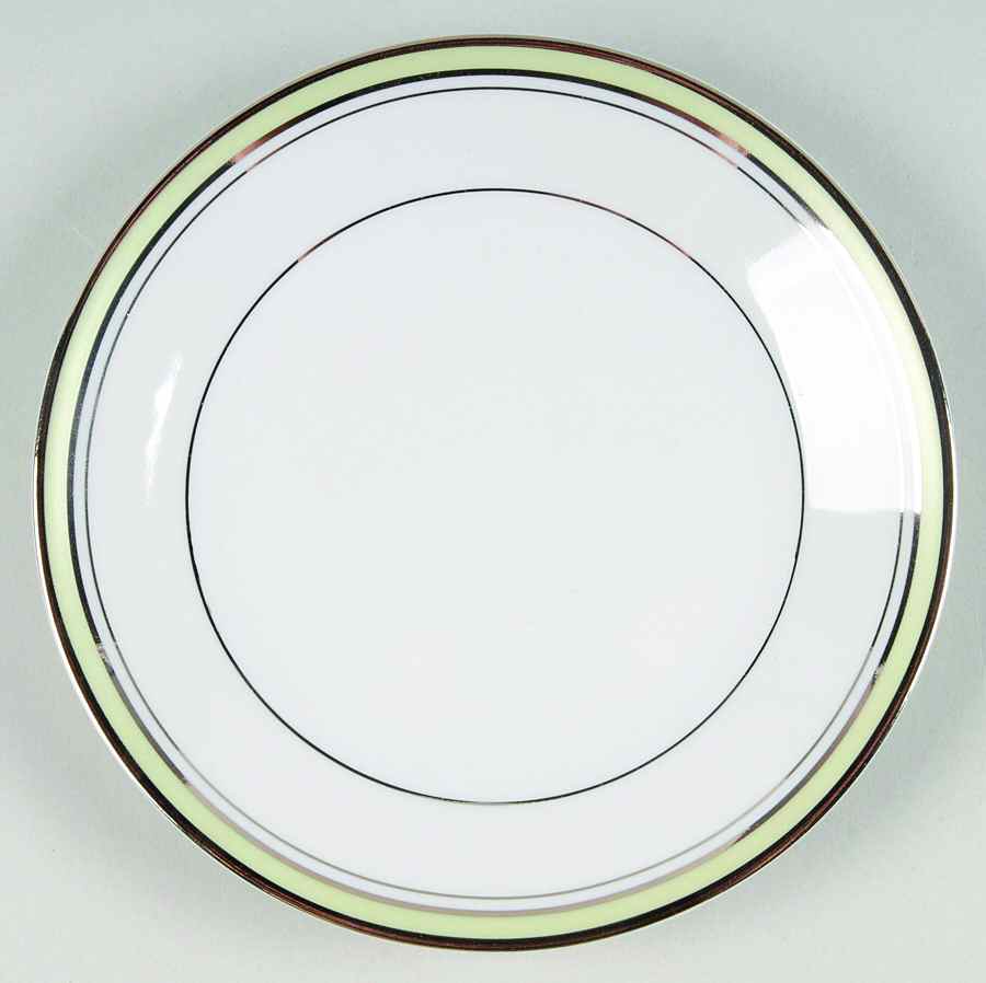 Excellence Anis Green Bread & Butter Plate by Philippe Deshoulieres-1