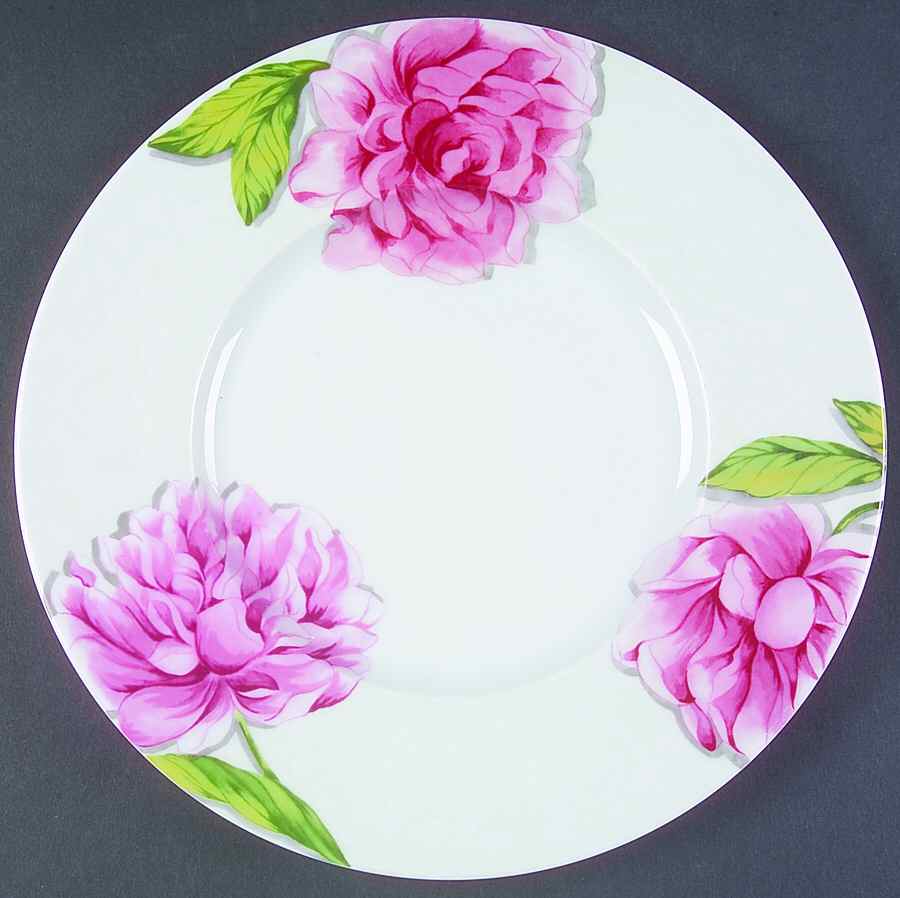 Les Pivoines Dinner Plate by Philippe Deshoulieres-1