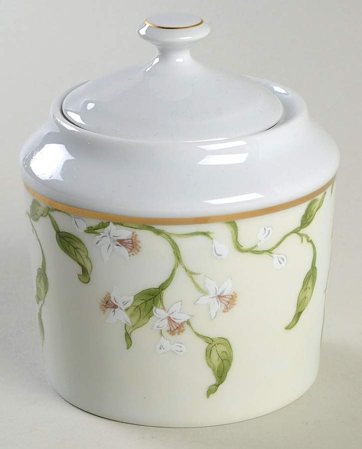 Orangeraie Sugar Bowl & Lid by Philippe Deshoulieres-1