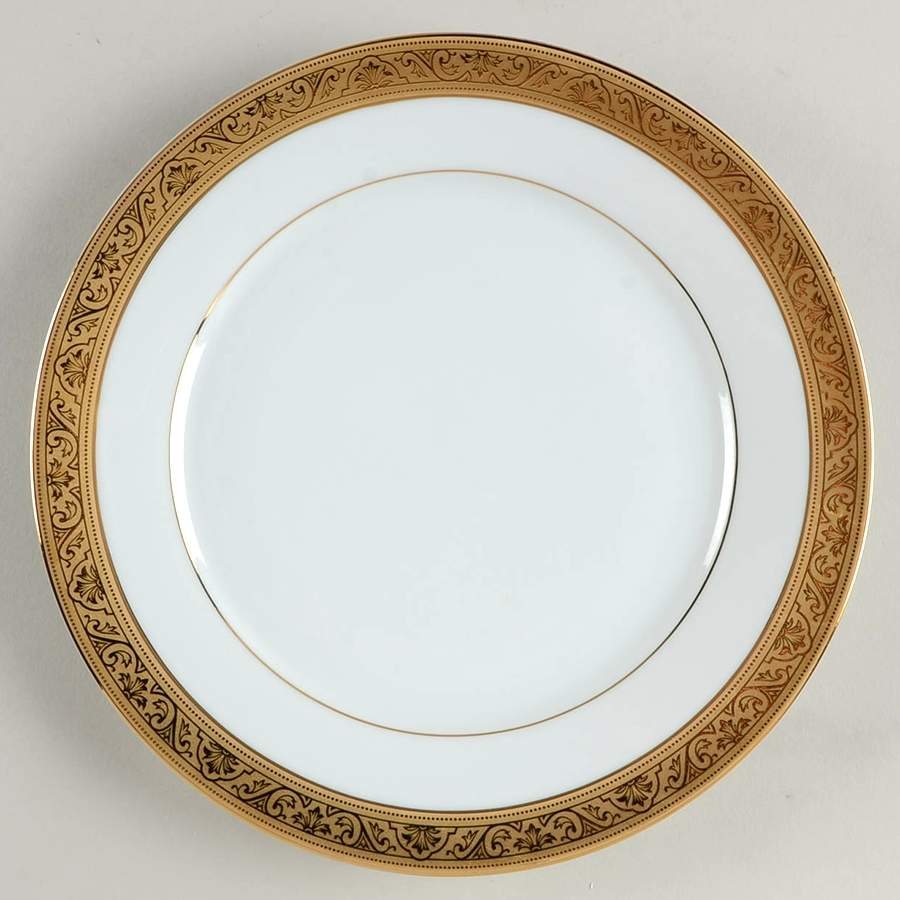 Trianon Gold Salad Plate by Philippe Deshoulieres-1