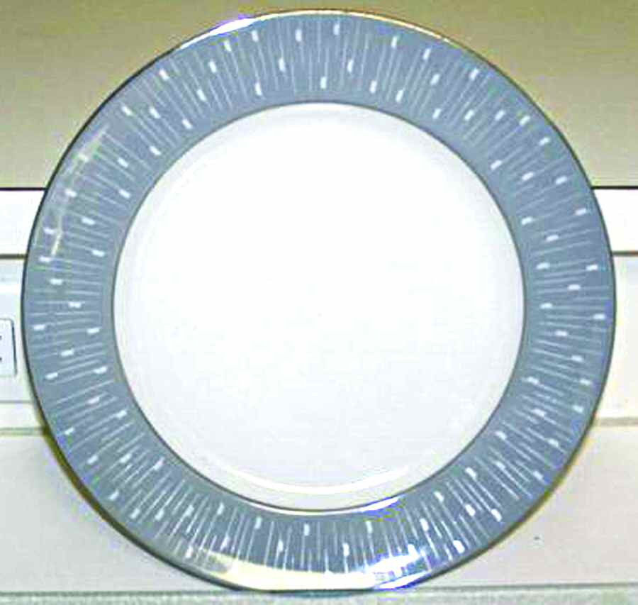 Gray Modern Dinner Plate by Dynasty China-1