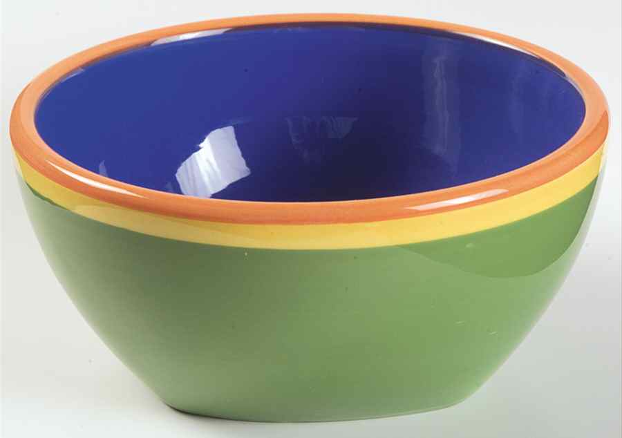 Caribe Dominican (Green) Soup/Cereal Bowl by Dansk-1