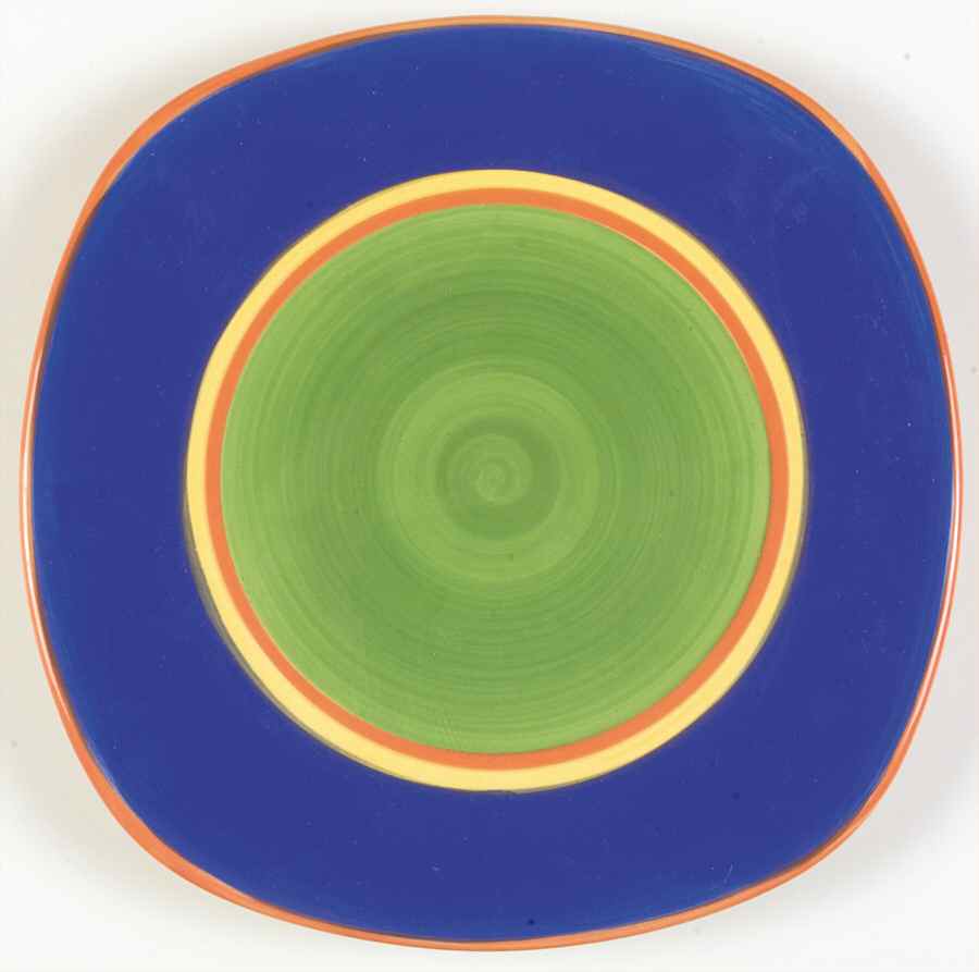 Caribe Dominican (Green) Square Salad Plate by Dansk-1