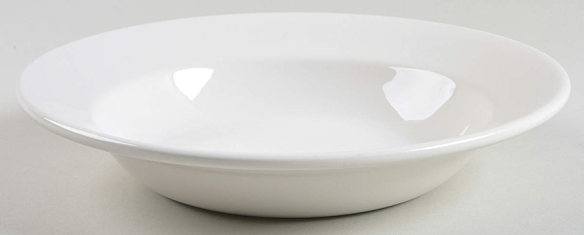 Classic White Rim Soup Bowl by Dudson-1