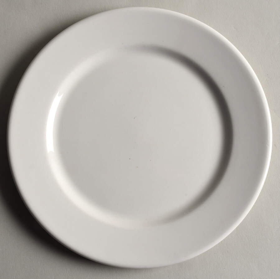 Classic White Salad Plate by Dudson-1
