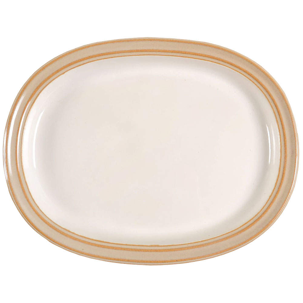 Sirocco Khaki 14" Oval Serving Platter by Dansk-1