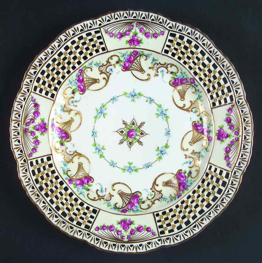 DRE68 Dinner Plate by Dresden (German)-1