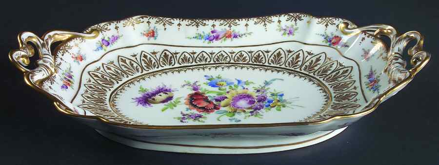 DRE69 Underplate for Gravy Boat by Dresden (German)-1