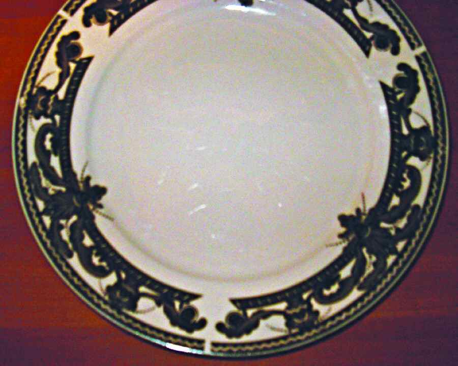 Empire Black Dinner Plate by Dynasty China-1
