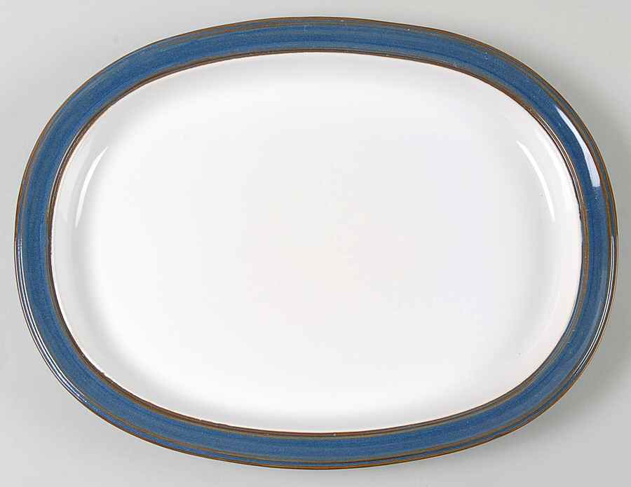 Sirocco Indigo Blue 14" Oval Serving Platter by Dansk-1