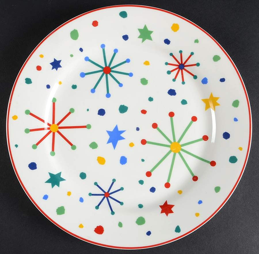 Snow Whimsy Dinner Plate by Domestications-1