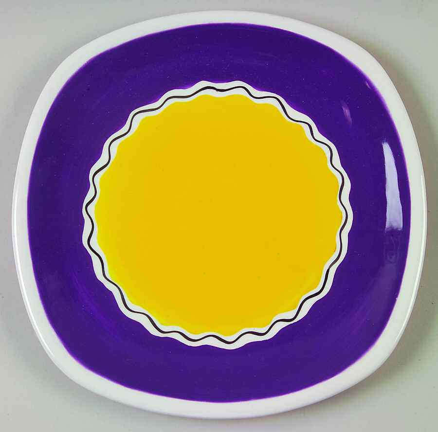 Latin Spice Habanero Red Square Salad Plate by Dansk-1