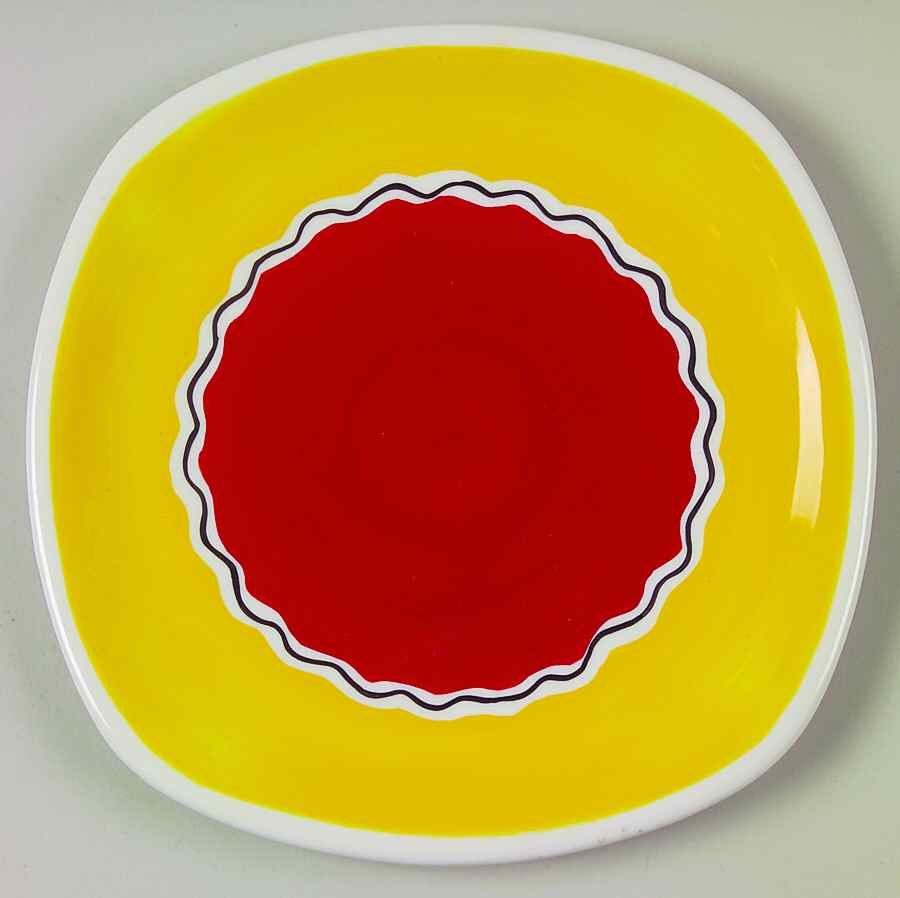 Latin Spice Jalapeno Blue Square Salad Plate by Dansk-1