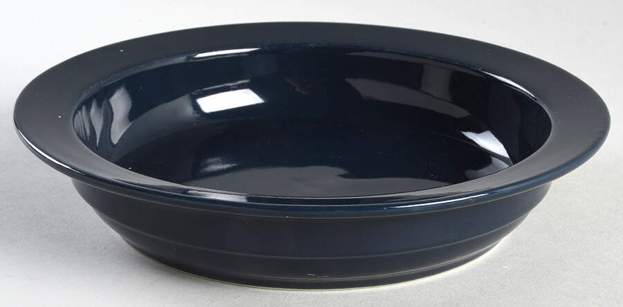Bisserup Blue (Made in Thailand) Rim Soup Bowl by Dansk-1
