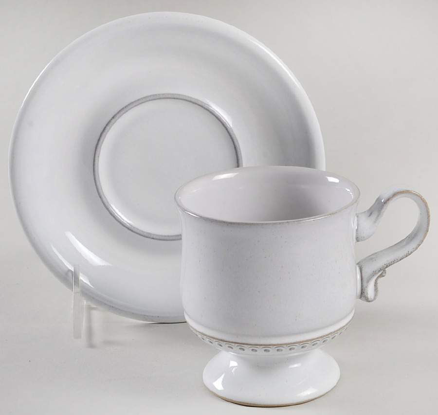 Alsace Footed Cup & Saucer Set by Denby-Langley-1