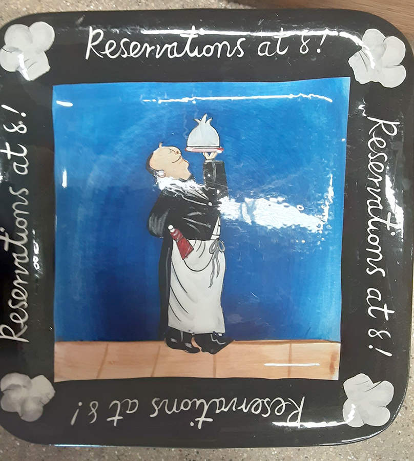Reservations at 8 Square Dinner Plate by Dansk-1