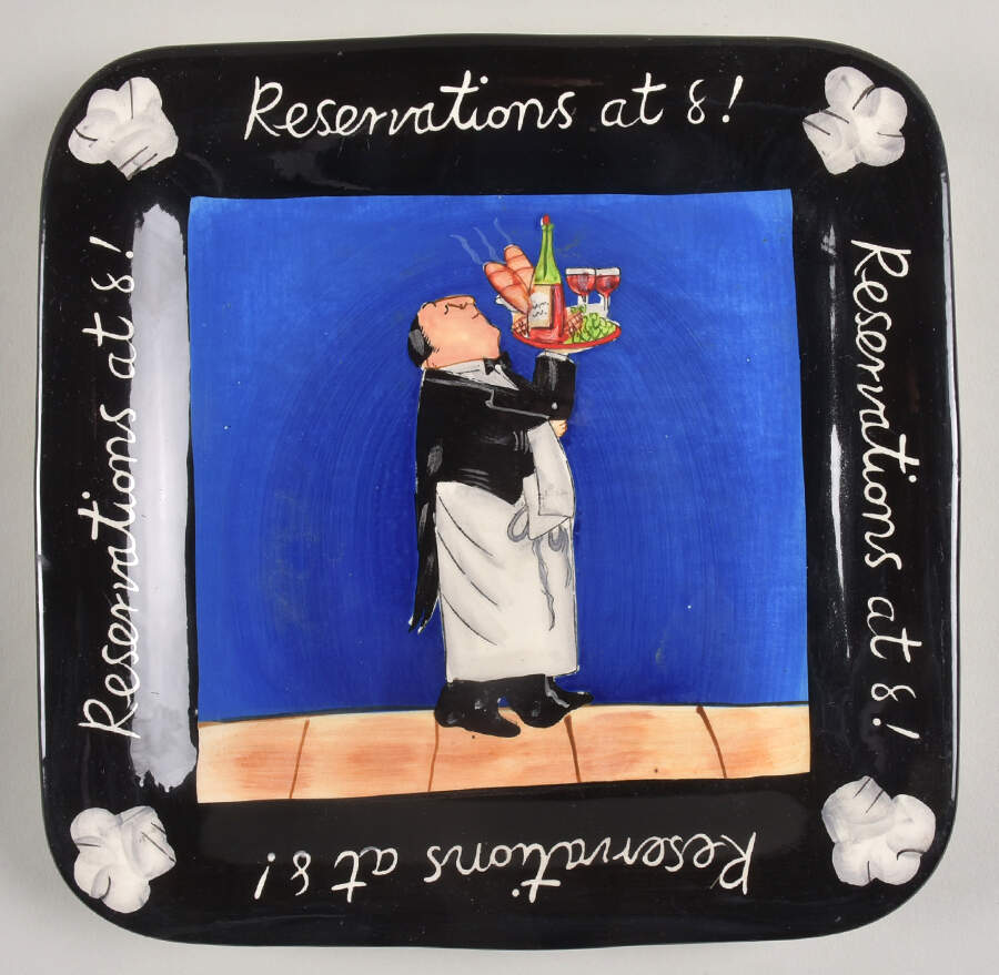 Reservations at 8 Square Salad Plate by Dansk-1