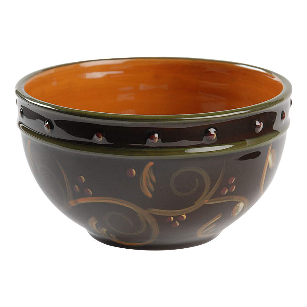 Chocolate Berries Coupe Cereal Bowl by Demdaco-1