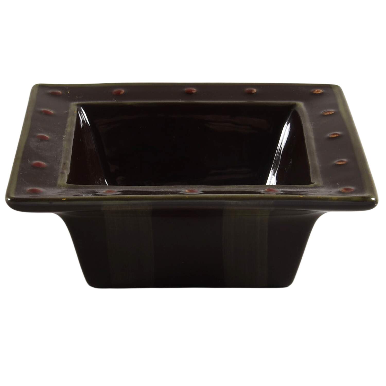 Chocolate Berries Square Individual Snack Bowl by Demdaco-1