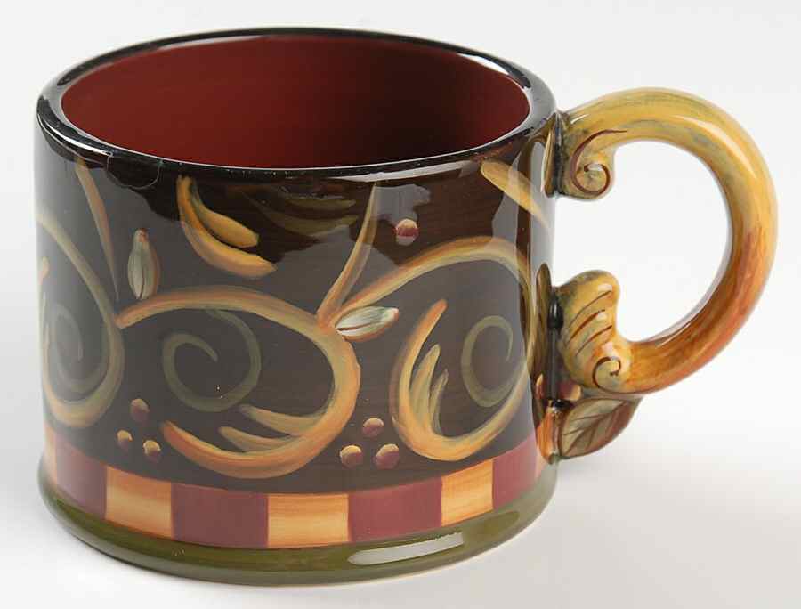 Chocolate Berries Flat Cup (Has No Saucer) by Demdaco-1