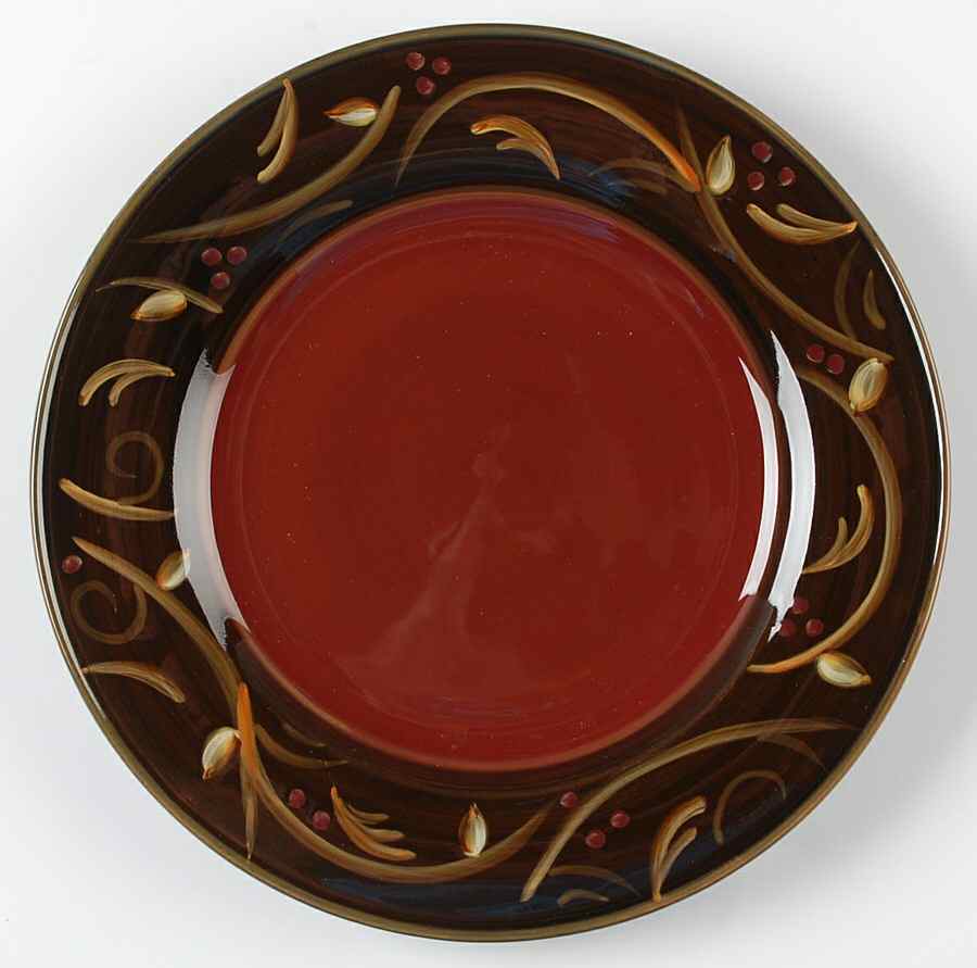 Chocolate Berries Dinner Plate by Demdaco-1