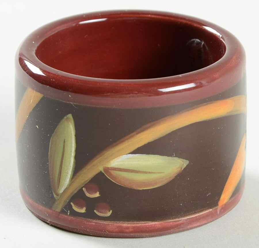 Chocolate Berries Napkin Ring by Demdaco-1
