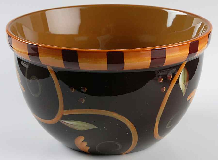 Chocolate Berries 8" Nesting Bowl by Demdaco-1