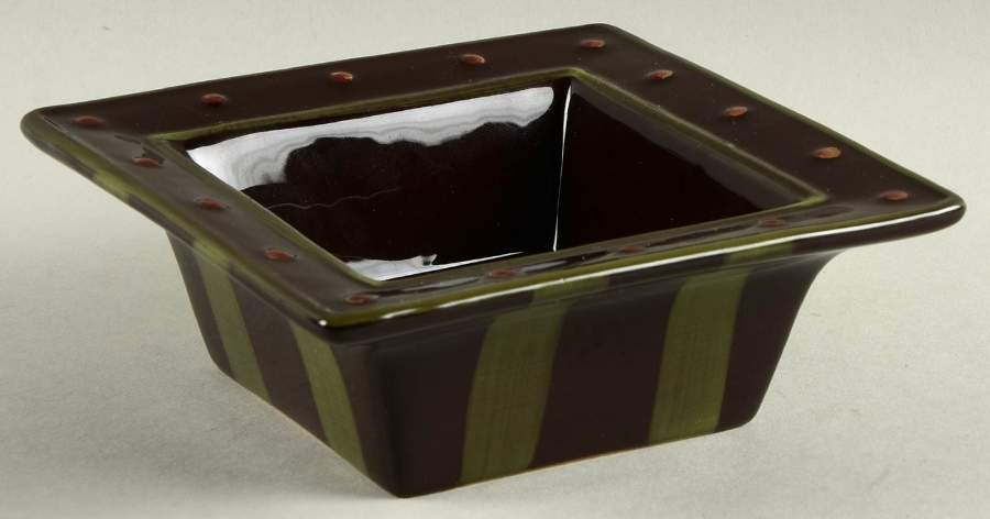 Chocolate Berries Square Individual Snack Bowl by Demdaco-1