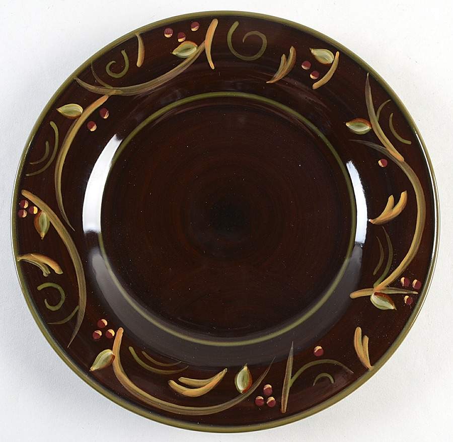 Chocolate Berries Dinner Plate by Demdaco-1