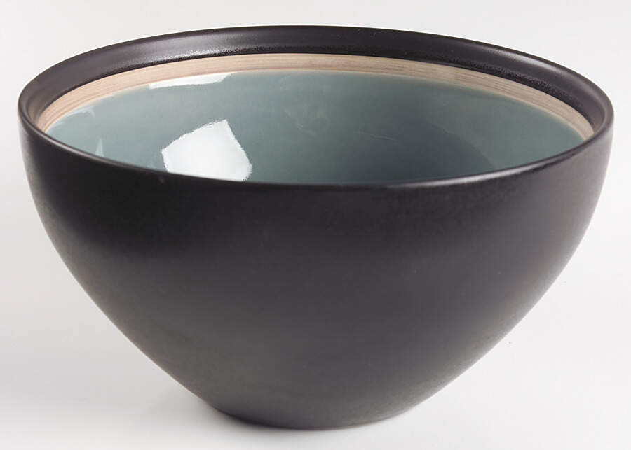 Boundary Blue 9" Round Vegetable Bowl by Dansk-1