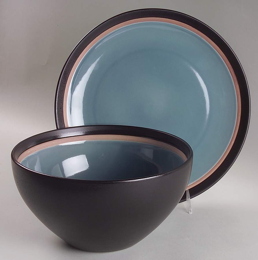 Boundary Blue 2 Piece Serving Set (CH11 & RV9) by Dansk-1