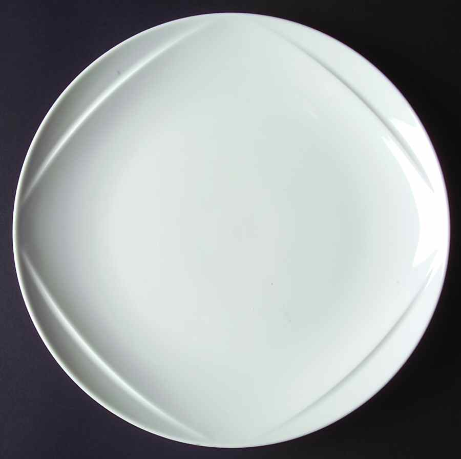 Arena (White) Dinner Plate by Dansk-1