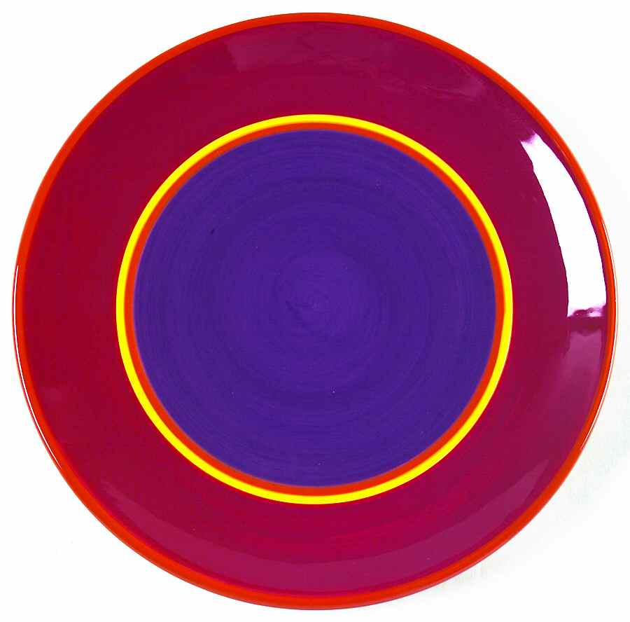 Coba Aztec Red Dinner Plate by Dansk-1