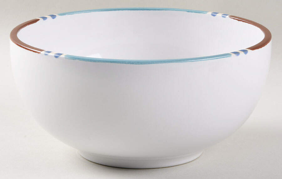 Mesa White Sand (Made in Japan) 8" Round Vegetable by Dansk-1