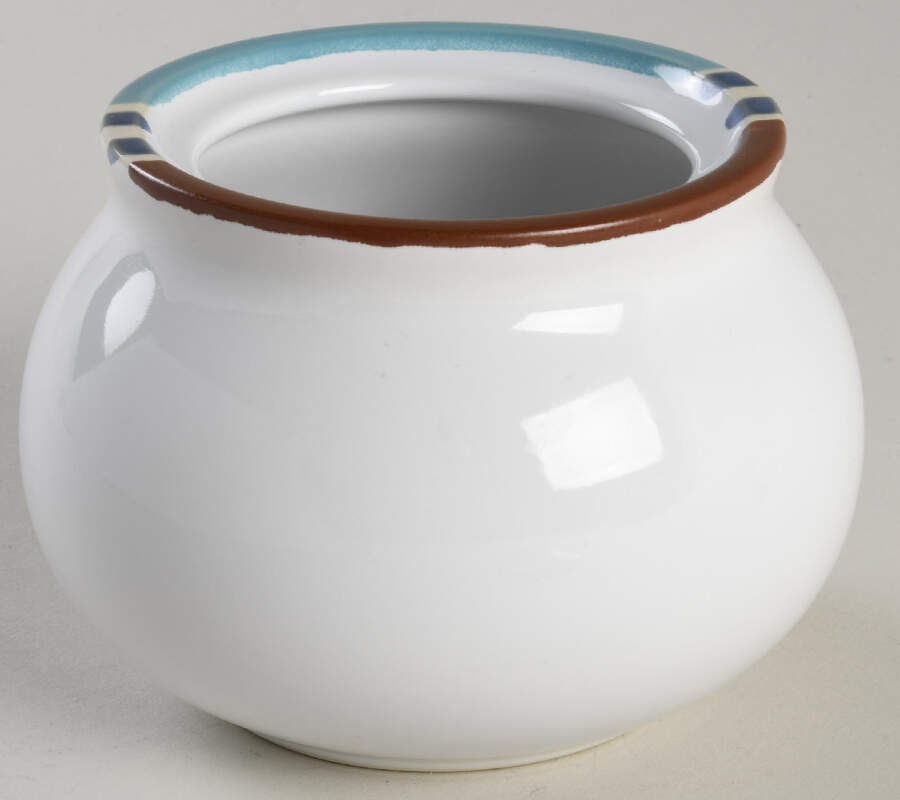 Mesa White Sand (Made in Japan) Sugar Bowl No Lid by Dansk-1
