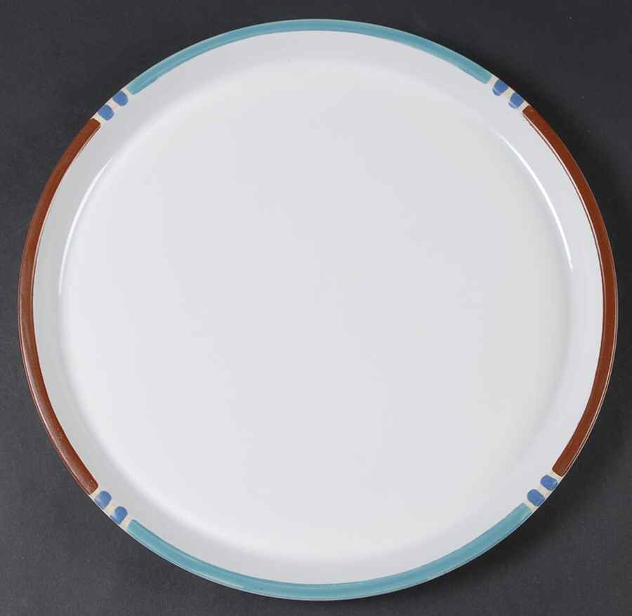Mesa White Sand (Made in Japan) 13" Chop Plate (Round Platter) by Dansk-1
