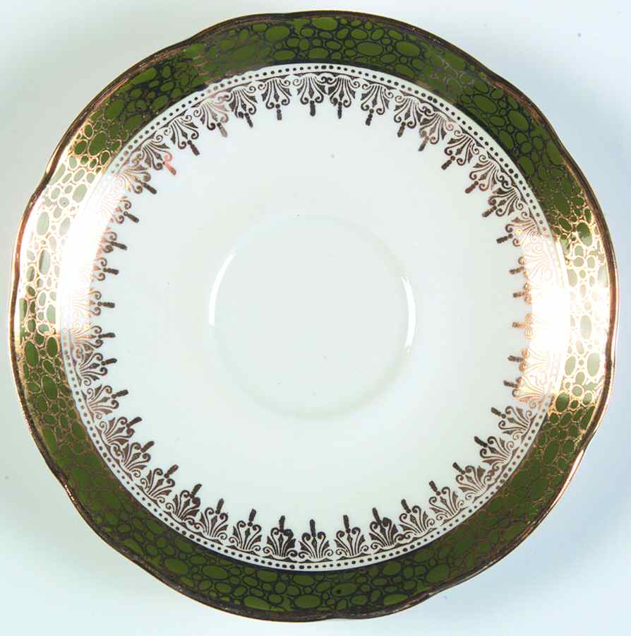Winchester Green Saucer by Duchess-1