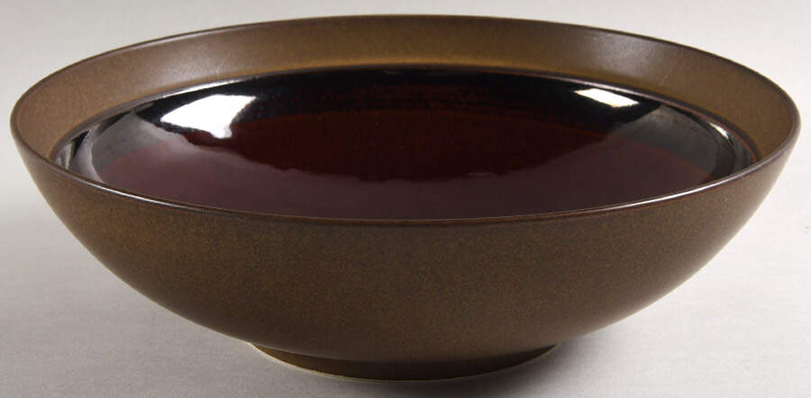 Tera Brown 11" Round Serving Bowl by Dansk-1