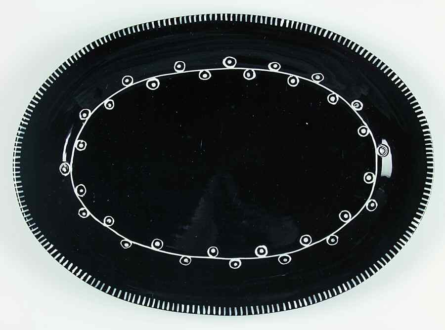 Alibi 16" Oval Serving Platter by Dansk-1