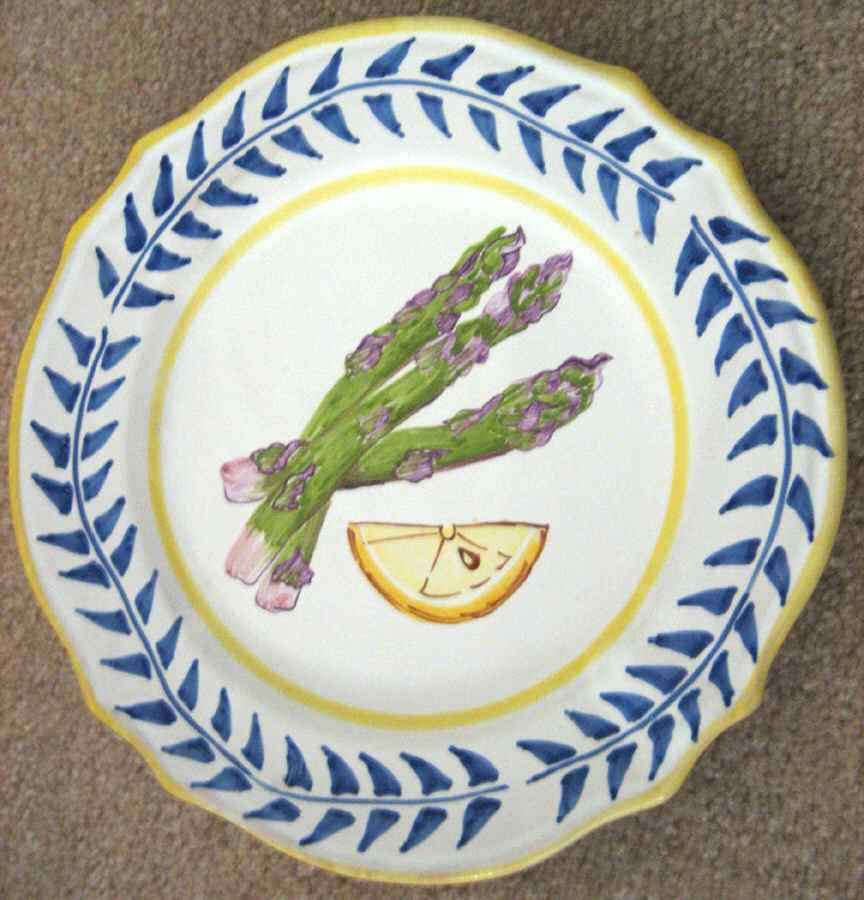 DER42 Dinner Plate by Deruta (Italy)-1