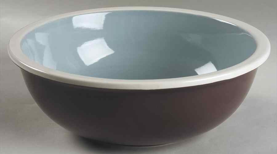 Coconut Grove Azure 10" Round Vegetable Bowl by Dansk-1